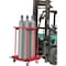 Global Industrial Mobile Forkliftable Cylinder Storage Caddy, 4 Cylinders 270217C - alternate 3